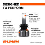 SYLVANIA H11 LED Ultra - Fog Lights For Cars and Trucks - Headlight Bulbs for Off Road Powersports - 6000k Cool White LED Light - Maximum Lifespan - No Polarity - DIY Upgrade - Image 5