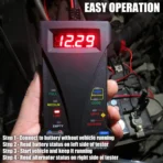 MOTOPOWER 12V Digital Car Battery Tester Voltmeter Charging System Analyzer - Image 4