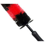 MaximalPower 18’’ Long Wheel Barrel Brush for Car Wheel Rim Detailing Brush - Car Brush Tire Detail Brush Soft Bristle Multipurpose For Exhaust Tips Motorcycles (Red Brush) - Image 4