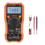 VEVOR Digital Multimeter,6000-Count TRMS DC/AC Voltmeter Current Tester,Professional NCV Multimeter for Current Voltage Resistance Capacitance Duty-Cycle Tempetature Diodes Continuity Live Wire Test