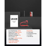 VEVOR Digital Multimeter,6000-Count TRMS DC/AC Voltmeter Current Tester,Professional NCV Multimeter for Current Voltage Resistance Capacitance Duty-Cycle Tempetature Diodes Continuity Live Wire Test - Image 3