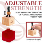 Opio Car Air Freshener | Luxury Car Air Fresheners Long Lasting with Odor Eliminator Technology | Gift-Ready Car Fresheners for Women | Original Car Scent by Perfa - Image 3