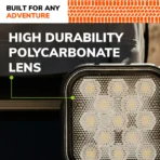 Sylvania Rugged 4 Inch Cube LED Light Pod Flood 2100 Lumens, 1 pack - Image 5