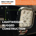Sylvania Rugged 4 Inch Cube LED Light Pod Flood 2100 Lumens, 1 pack - Image 6